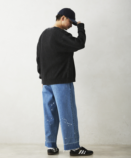 JOURNAL STANDARD relume(ジャーナルスタンダード レリューム)の「【SPORTS WEAR/スポーツウェア】別注ブラックフェードカーディガン(ニット/セーター・メンズ・ブラック系その他/ブラック・MEDIUM/LARGE)」の7枚目の写真