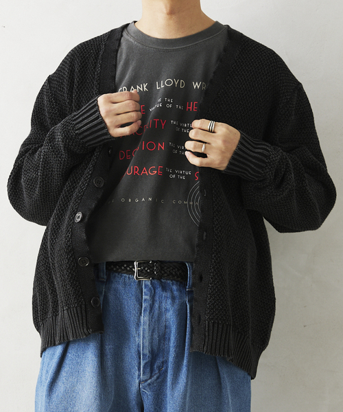 JOURNAL STANDARD relume(ジャーナルスタンダード レリューム)の「【SPORTS WEAR/スポーツウェア】別注ブラックフェードカーディガン(ニット/セーター・メンズ・ブラック系その他/ブラック・MEDIUM/LARGE)」の12枚目の写真