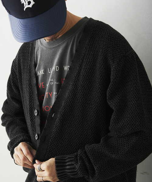 JOURNAL STANDARD relume(ジャーナルスタンダード レリューム)の「【SPORTS WEAR/スポーツウェア】別注ブラックフェードカーディガン(ニット/セーター・メンズ・ブラック系その他/ブラック・MEDIUM/LARGE)」の13枚目の写真