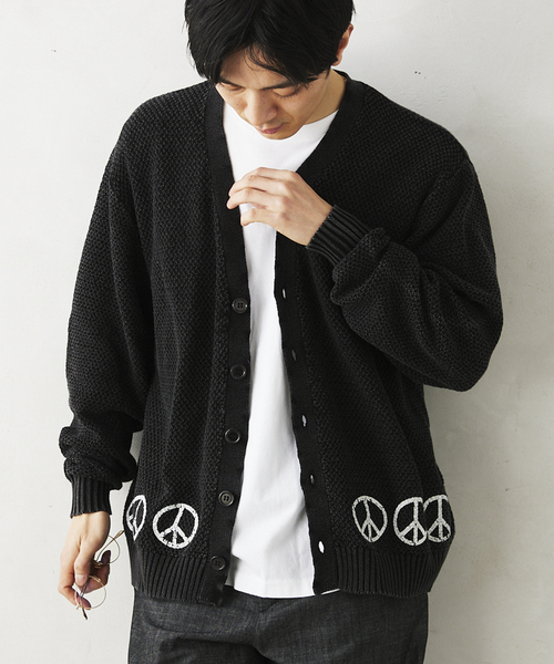 JOURNAL STANDARD relume(ジャーナルスタンダード レリューム)の「【SPORTS WEAR/スポーツウェア】別注ブラックフェードカーディガン(ニット/セーター・メンズ・ブラック系その他/ブラック・MEDIUM/LARGE)」の9枚目の写真