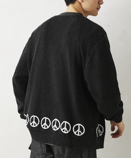 JOURNAL STANDARD relume(ジャーナルスタンダード レリューム)の「【SPORTS WEAR/スポーツウェア】別注ブラックフェードカーディガン(ニット/セーター・メンズ・ブラック系その他/ブラック・MEDIUM/LARGE)」の11枚目の写真