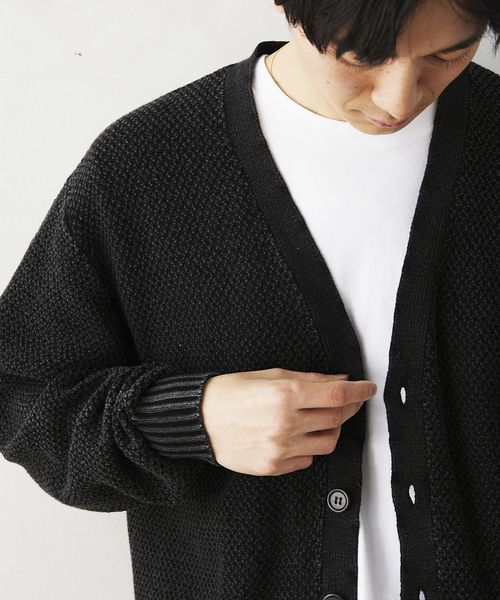 JOURNAL STANDARD relume(ジャーナルスタンダード レリューム)の「【SPORTS WEAR/スポーツウェア】別注ブラックフェードカーディガン(ニット/セーター・メンズ・ブラック系その他/ブラック・MEDIUM/LARGE)」の20枚目の写真