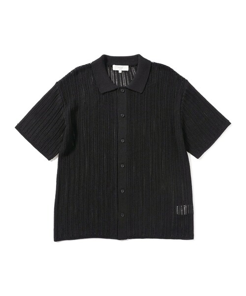 B:MING by BEAMS(ビーミングバイビームス)の「B:MING by BEAMS / メッシュニット シャツ(シャツ/ブラウス・メンズ・レッド系その他7/ブラック・MEDIUM/SMALL/X-LARGE/LARGE)」の10枚目の写真