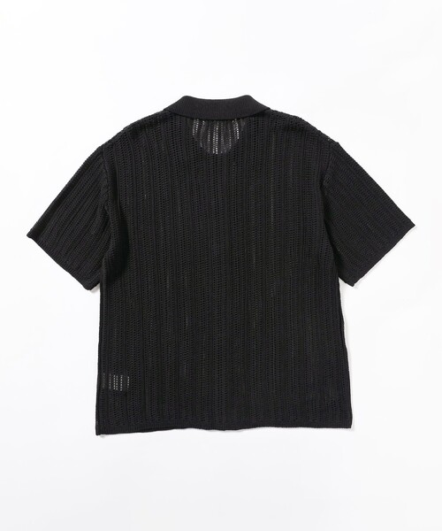 B:MING by BEAMS(ビーミングバイビームス)の「B:MING by BEAMS / メッシュニット シャツ(シャツ/ブラウス・メンズ・レッド系その他7/ブラック・MEDIUM/SMALL/X-LARGE/LARGE)」の11枚目の写真