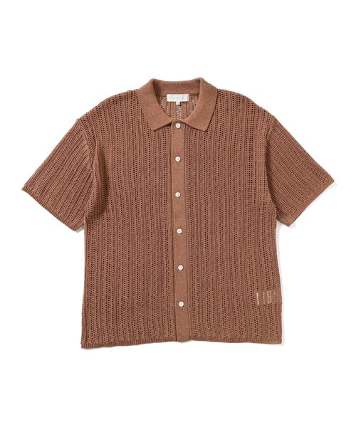 B:MING by BEAMS(ビーミングバイビームス)の「B:MING by BEAMS / メッシュニット シャツ(シャツ/ブラウス・メンズ・レッド系その他7/ブラック・MEDIUM/SMALL/X-LARGE/LARGE)」の14枚目の写真