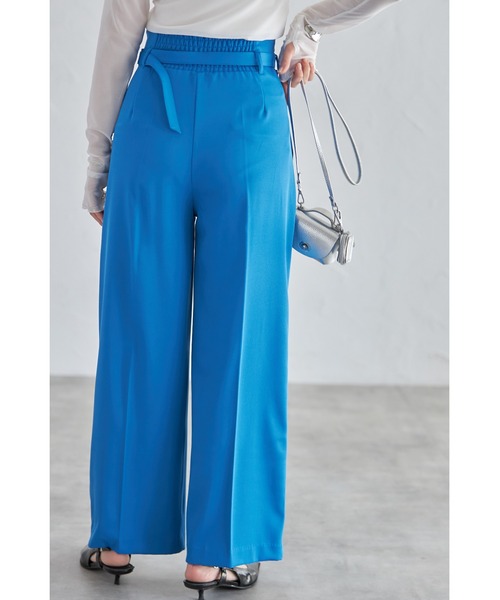 &. NOSTALGIA（アンドドットノスタルジア）の「ベルト付きタックストレートパンツ（その他パンツ・レディース・ベージュ/ライム/ピンク/アイボリー/ブラック/グレー/ブルー・S/M）」の18枚目の写真