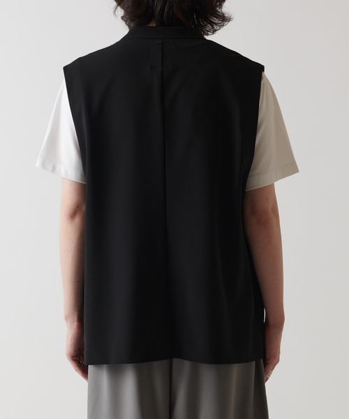 Lui's(ルイス)の「ノーカラージレ(ノーカラージャケット・メンズ・ライトグレー/ブラック・S/M)」の18枚目の写真