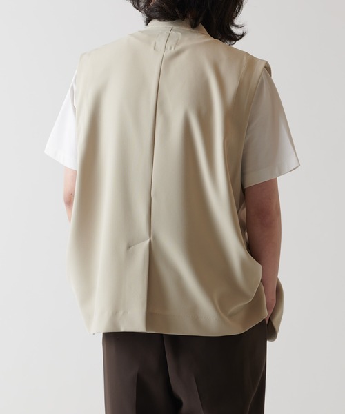 Lui's(ルイス)の「ノーカラージレ(ノーカラージャケット・メンズ・ライトグレー/ブラック・S/M)」の12枚目の写真