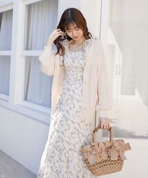 MAJESTIC LEGON | ギャザーリボンキャミワンピ(ワンピース)