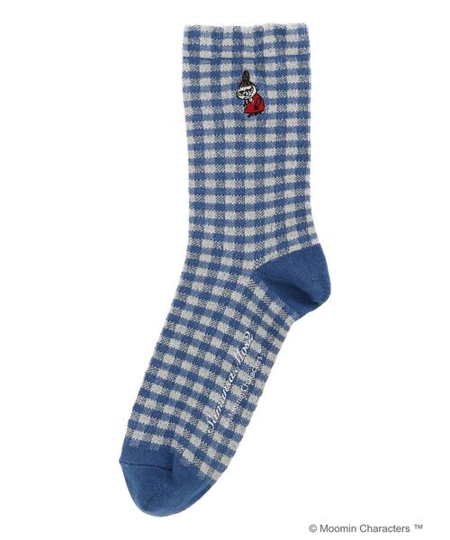 Samansa Mos2（サマンサ モスモス）の「【MOOMIN × SamansaMos2】刺繍ソックス（限定カラー ミント）（ソックス/靴下・レディース・オレンジ/ミント/ブラック/ブルー・F）」の12枚目の写真