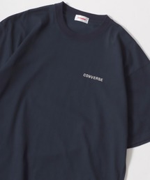 CONVERSE/コンバース COOLMAX ワンポイントロゴ刺繍 サークルパッチ クルーネック半袖Tシャツ レディース メンズ