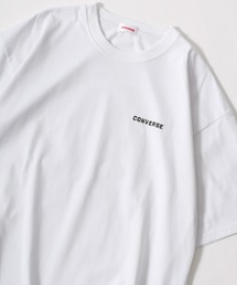 CONVERSE/コンバース COOLMAX ワンポイントロゴ刺繍 サークルパッチ クルーネック半袖Tシャツ レディース メンズ