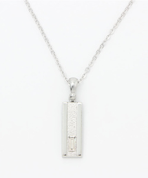 WEGO | WEGO/スクエアプレートストーンネックレス(ネックレス)