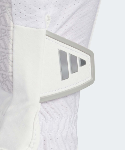 adidas(アディダス)の「ウィメンズ クール ハイグリップ 24 グローブ【adidas Golf/アディダスゴルフ】(手袋・レディース・ホワイト×グレー/スカイブルー・18.0cm/19.0cm/20.0cm/21.0cm)」の5枚目の写真