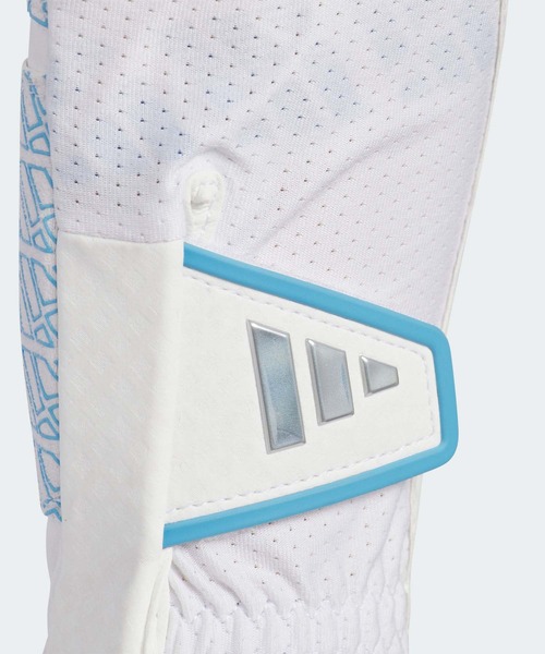 adidas(アディダス)の「ウィメンズ クール ハイグリップ 24 グローブ【adidas Golf/アディダスゴルフ】(手袋・レディース・ホワイト×グレー/スカイブルー・18.0cm/19.0cm/20.0cm/21.0cm)」の7枚目の写真