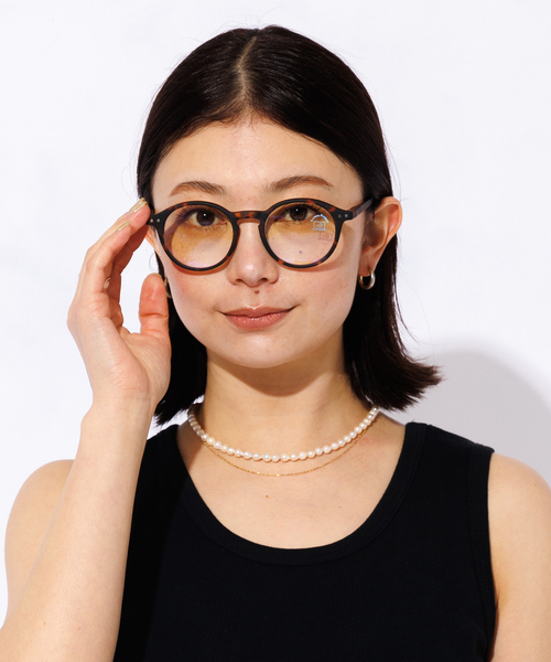 【IZIPIZI】ダテメガネ / ブルーライトカット / ボストン / クリアレンズ / サングラス /#D（メガネ）｜Rouge vif la cle（ルージュヴィフラクレ）