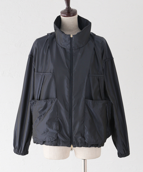 IENA(イエナ)の「【HERNO/ヘルノ】COMPACT BZ ブルゾン GI0000233D(ブルゾン・レディース・グレー/ネイビー・FREE)」の13枚目の写真