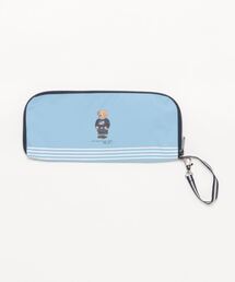 POLO RALPH LAUREN(ポロ ラルフ ローレン)のベア 折りたたみ傘 ポーチ  吸水素材 ストラップ付(折りたたみ傘)