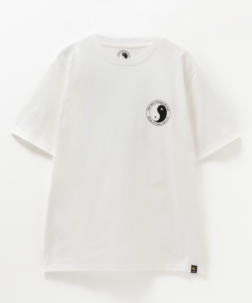ナゴンスタンス　Tシャツ　バックプリント バックプリントTシャツ メンズ(M ホワイト): トップス｜Right-on