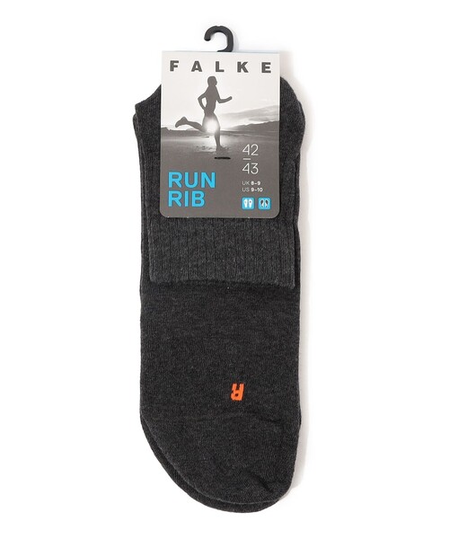 FALKE（ファルケ）の「FALKE RUN RIB SHORT SOCKS ソックス（ソックス/靴下・メンズ・ブルー/チャコールグレー/ホワイト/レッド/ブラック・FREE）」の4枚目の写真