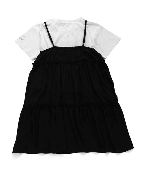 algy(アルジー)の「シアーキャミワンピ&Tセット(ワンピース・キッズ・オフホワイト/ブラック・XX-SMALL/X-SMALL/MEDIUM/SMALL)」の10枚目の写真