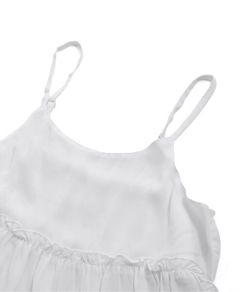 algy(アルジー)の「シアーキャミワンピ&Tセット(ワンピース・キッズ・オフホワイト/ブラック・XX-SMALL/X-SMALL/MEDIUM/SMALL)」の8枚目の写真