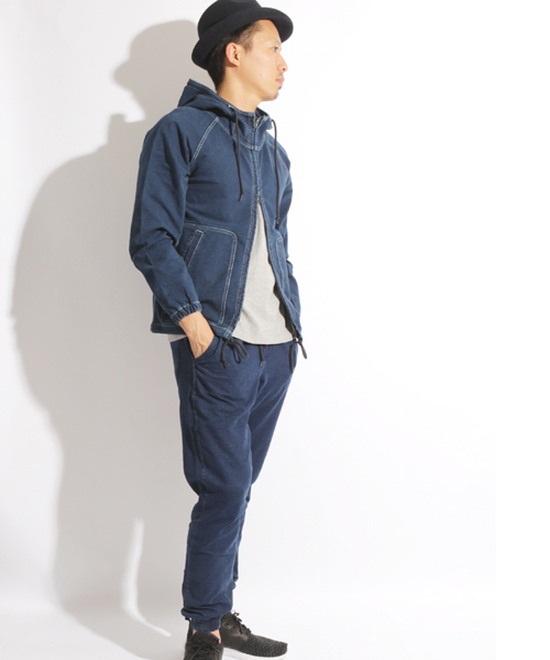 Denime（ドゥニーム）の「カットデニムジョガーパンツ（その他パンツ・メンズ・ブルー/ネイビー・MEDIUM/X-LARGE/LARGE）」の15枚目の写真