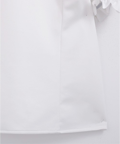 O.S.K（オーエスケー）の「[O.S.K] スカラップブラウス（シャツ/ブラウス・レディース・ブラック/ホワイト・L/M）」の13枚目の写真