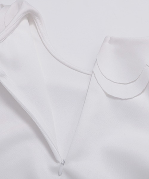 O.S.K（オーエスケー）の「[O.S.K] スカラップブラウス（シャツ/ブラウス・レディース・ブラック/ホワイト・L/M）」の14枚目の写真