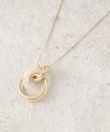 SHOO・LA・RUE | サークル樹脂メタルねじりネックレス(ネックレス)