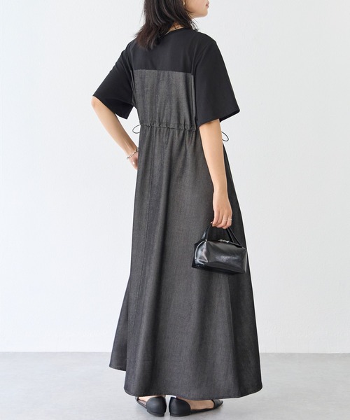 大人気! RICK OWENS スプリンター デニム ビスチェ ワンピース LAGUNAMOON ビスチェマーメイドデニムワンピース（ブルー