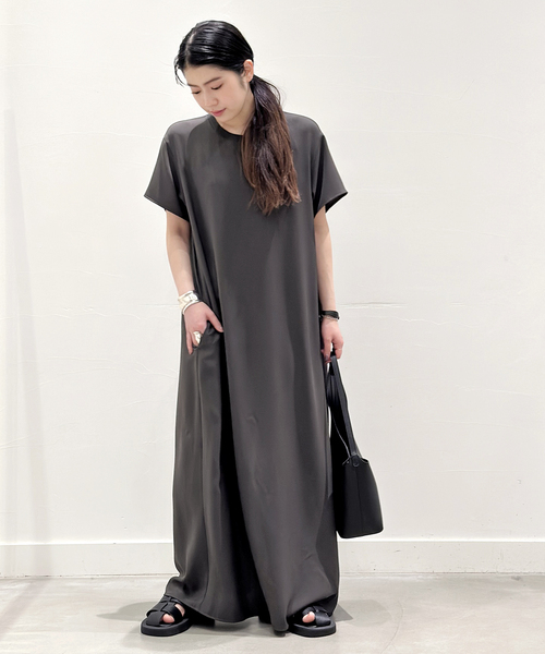 AP STUDIO リラクシングワンピース　カーキ リラクシングワンピース（ワンピース）｜AP STUDIO（エーピー