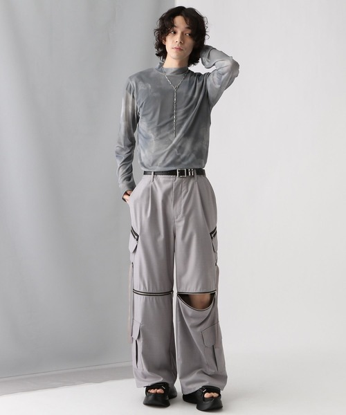 HARE（ハレ）の「ブラーシアーガラプルオーバー(HARE)（Tシャツ/カットソー・メンズ・ブラック/グレー・SMALL/MEDIUM）」の15枚目の写真