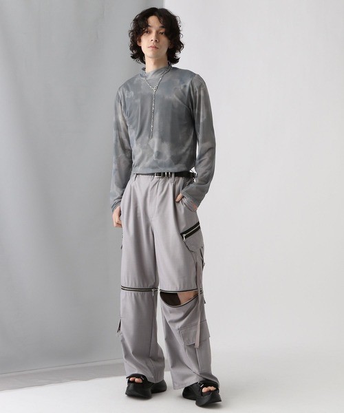 HARE（ハレ）の「ブラーシアーガラプルオーバー(HARE)（Tシャツ/カットソー・メンズ・ブラック/グレー・SMALL/MEDIUM）」の14枚目の写真