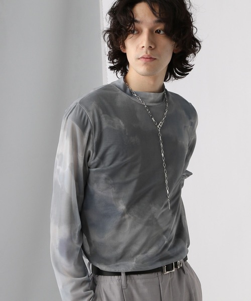 HARE（ハレ）の「ブラーシアーガラプルオーバー(HARE)（Tシャツ/カットソー・メンズ・ブラック/グレー・SMALL/MEDIUM）」の3枚目の写真