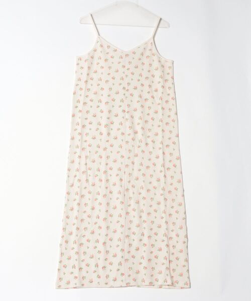 JEMORGAN（ジェーイーモーガン）の「JEMORGAN / ジェーイーモーガン 小花柄 ワッフル キャミワンピース ロング（ワンピース・レディース・レッド/ブルー・FREE）」の8枚目の写真