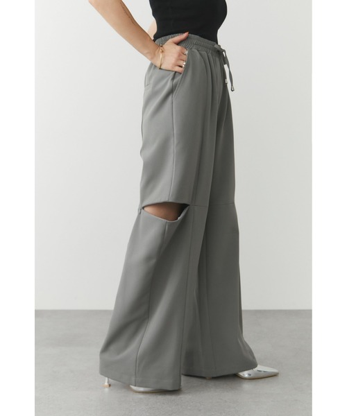 Solace（ソレイス）の「サイドジップワイドパンツ（その他パンツ・レディース・ブラック/グレー/ホワイト・FREE）」の5枚目の写真