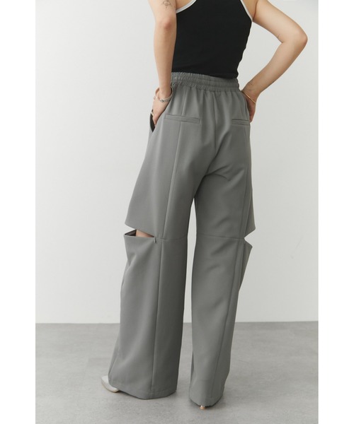 Solace（ソレイス）の「サイドジップワイドパンツ（その他パンツ・レディース・ブラック/グレー/ホワイト・FREE）」の6枚目の写真