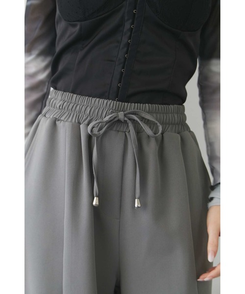 Solace（ソレイス）の「サイドジップワイドパンツ（その他パンツ・レディース・ブラック/グレー/ホワイト・FREE）」の10枚目の写真