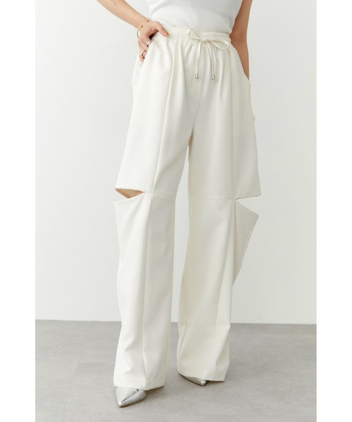 Solace（ソレイス）の「サイドジップワイドパンツ（その他パンツ・レディース・ブラック/グレー/ホワイト・FREE）」の13枚目の写真