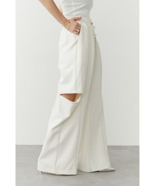 Solace（ソレイス）の「サイドジップワイドパンツ（その他パンツ・レディース・ブラック/グレー/ホワイト・FREE）」の14枚目の写真