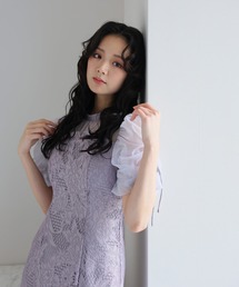 袖カットアウト パーティー ドレス お呼ばれ 袖あり&ロング 結婚式 フォーマル オケージョンドレス 二次会 成人式