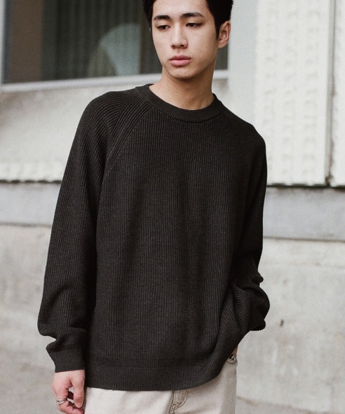 WYM LIDNM（ウィム バイ リドム）の「STANDARD AZE MELANGE KNIT