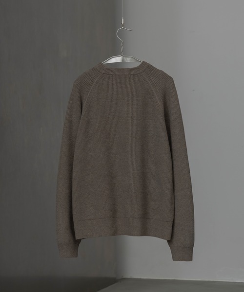 トップス WYM STANDARD AZE MELANGE KNIT WYM LIDNM セーター ニット STANDARD AZE MELANGE KNIT メンズ