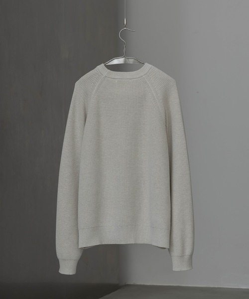 トップス WYM LIDNM STANDARD AZE MELANGE KNIT WYM LIDNM セーター ニット STANDARD AZE MELANGE KNIT メンズ