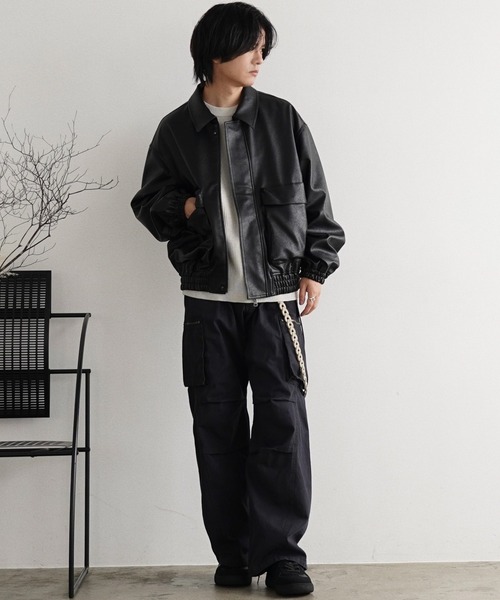 WYM LIDNM（ウィム バイ リドム）の「STANDARD AZE MELANGE KNIT（ニット/セーター・メンズ・ホワイト系/アッシュブラウン/チャコール/キャメル/レッド/グレー系/ダークブラウン・S/M/L）」の14枚目の写真