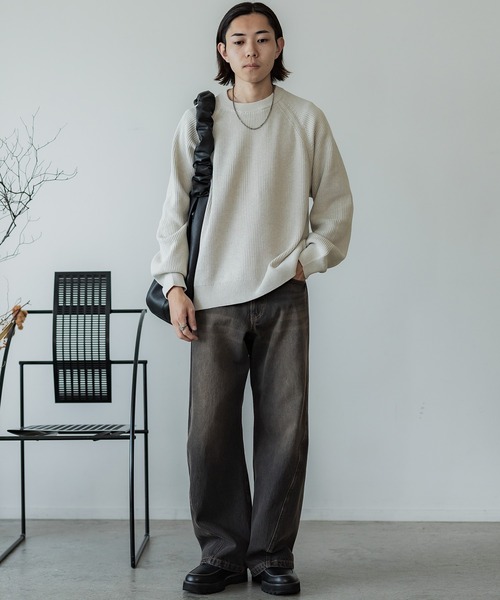 WYM LIDNM（ウィム バイ リドム）の「STANDARD AZE MELANGE KNIT