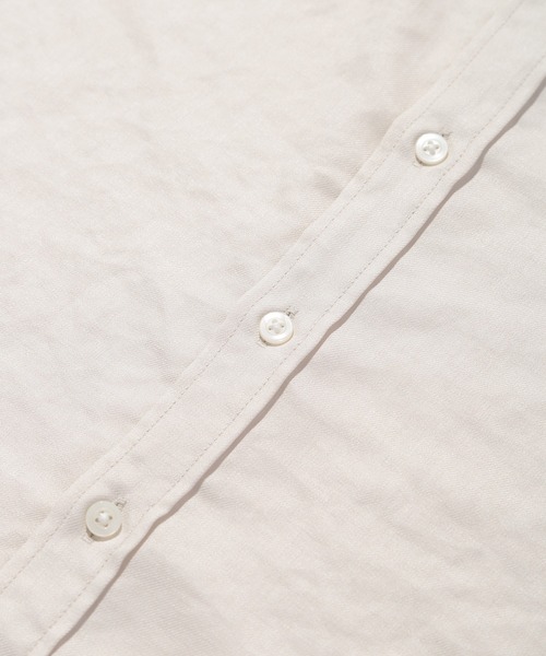 MEN'S BIGI(メンズビギ)の「オクシィジュエルストレッチ半袖シャツ(シャツ/ブラウス・メンズ・ネイビー/イエロー/ミント/オフホワイト・01/04/02/03)」の8枚目の写真