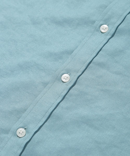 MEN'S BIGI(メンズビギ)の「オクシィジュエルストレッチ半袖シャツ(シャツ/ブラウス・メンズ・ネイビー/イエロー/ミント/オフホワイト・01/04/02/03)」の10枚目の写真