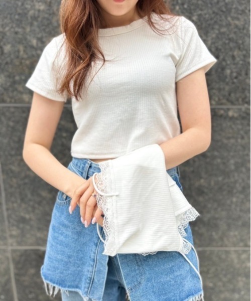 ipugo/イプゴ レースキャミソールセット（Tシャツ/カットソー